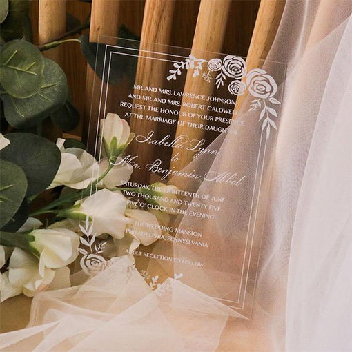 Matching Wedding Invites for Intimate Chalet Wedding Ideas to Tie the Knot in Winter