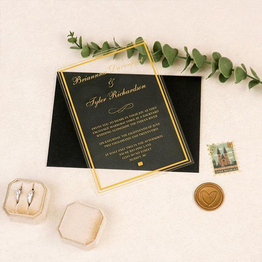 Elegantly simple wedding invites & signage are a timeless creation. This chic calligraphy suite will add a touch of glamour to your wedding. Perfect for any season and will undoubtedly impress your guests.