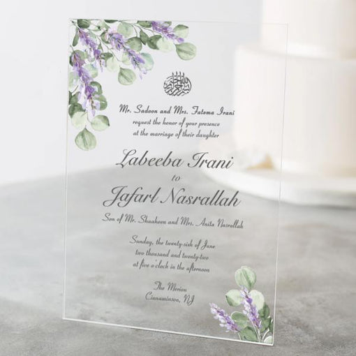 The combination of lavender and sage will give your wedding a new look