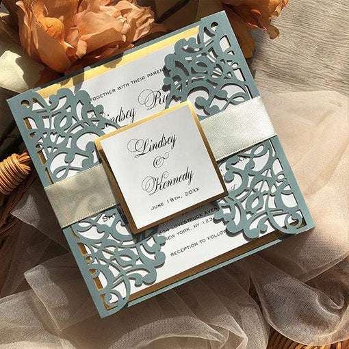 Dusty Blue, Dusty Orange, Gold Rust Orange Hues for Fall & Winter Wedding Color Ideas