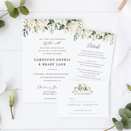 eco-friendly recycled wedding paper