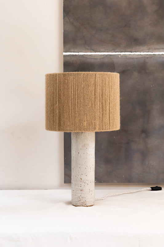 Orbe Lamp White, Table Lamp, by Grès Ceramics