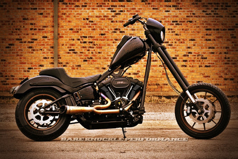 Jeff Quilty Bare Knuckle Performance D-Rake Softail Chopper