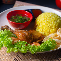 Malay Chicken Rice (Nasi Ayam Melayu)