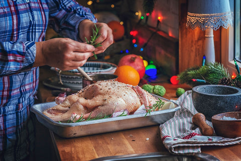 christmas dinner prep