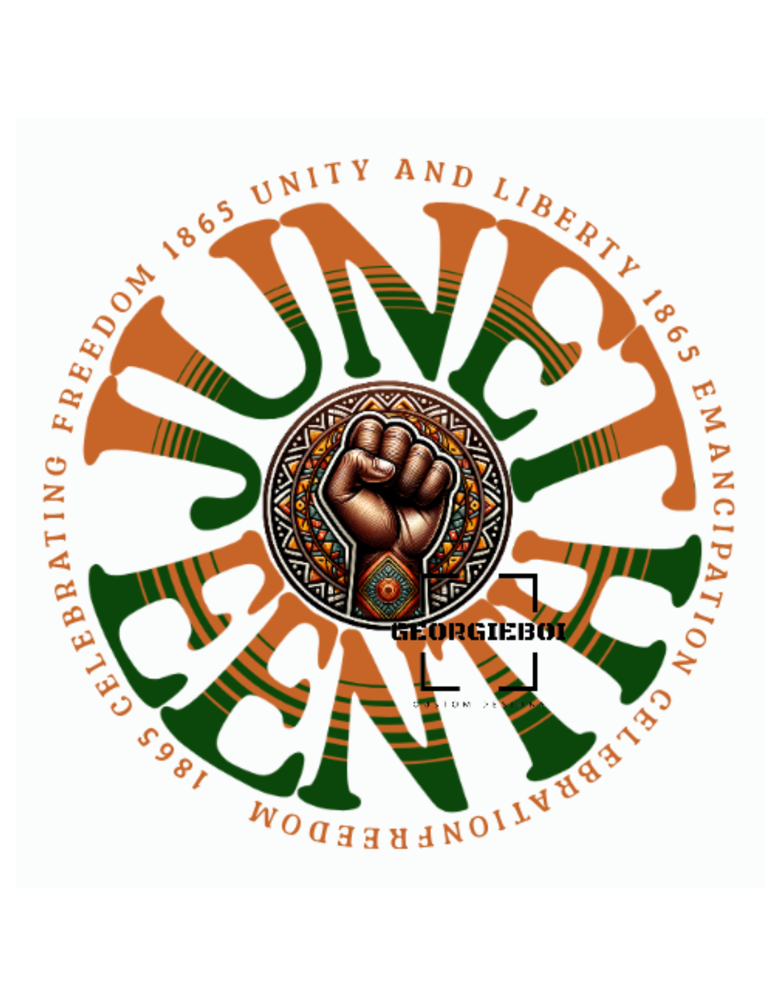 Juneteenth Celebration Ver 17 - PNG Instant Downloads