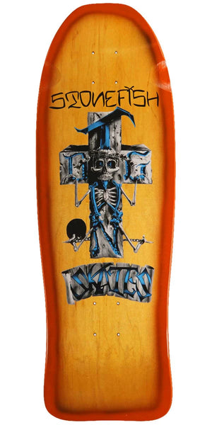 Dogtown Skates Stonefish Orange/Yellow Fade 10.125" Reissue Skateboard Deck - LA Skate Co