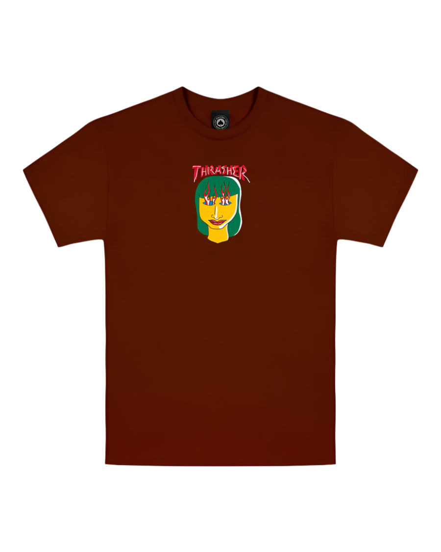 Thrasher Talk Shit Gonz Maroon S/s Shirt