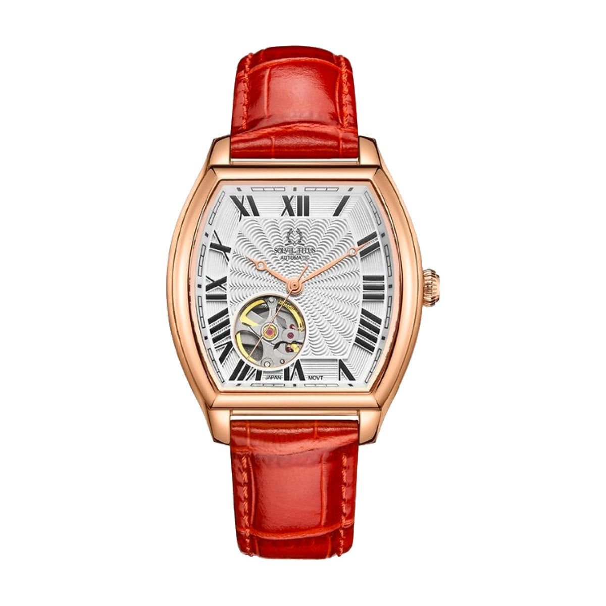 Barrique 3 Hands Mechanical Leather Women Watch W06-03269-002