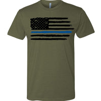 Law Enforcement shirts  Shop Thin Blue Line & Police t-shirts - Shop  Erazor Bits