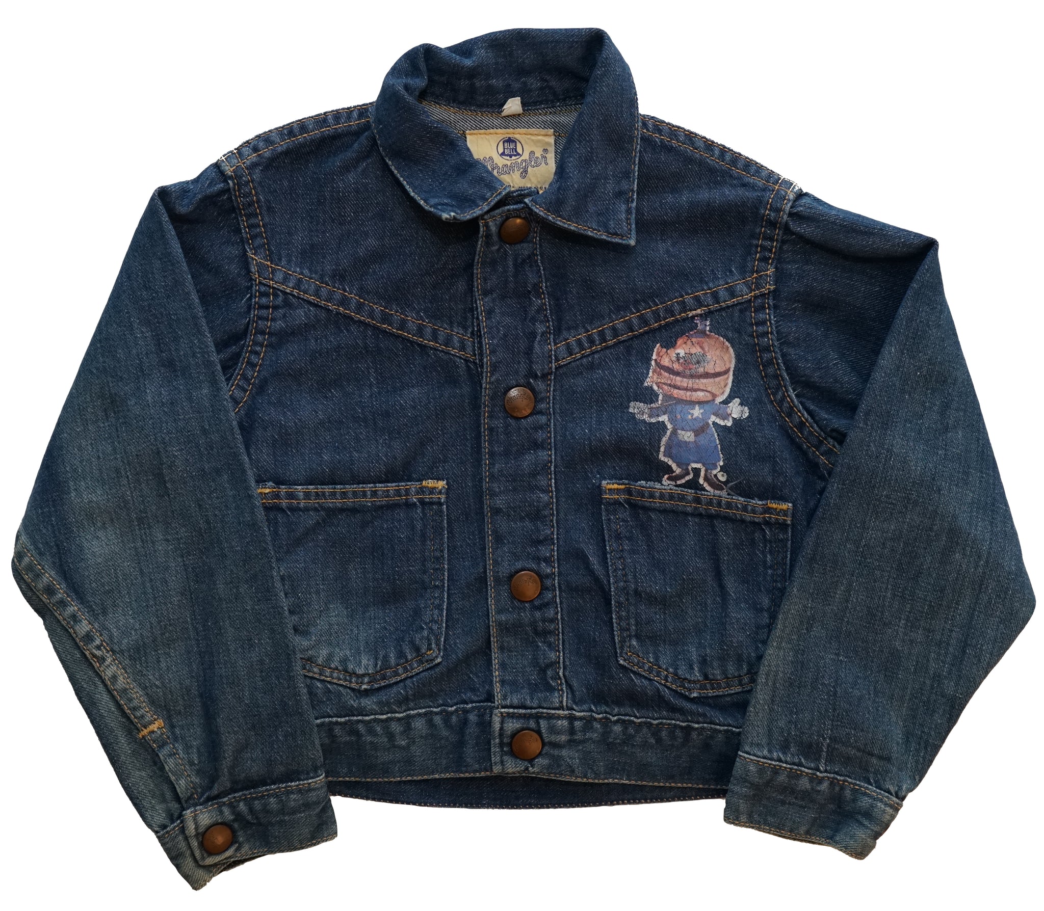 Vintage Wrangler Blue Bell Kids Denim Jacket Size: 5 – Second Son Vintage