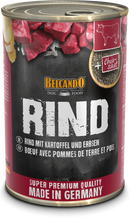 Load image into Gallery viewer, BELCANDO® Beef with Potatoes &amp; Peas Wet Dog Food 400g
