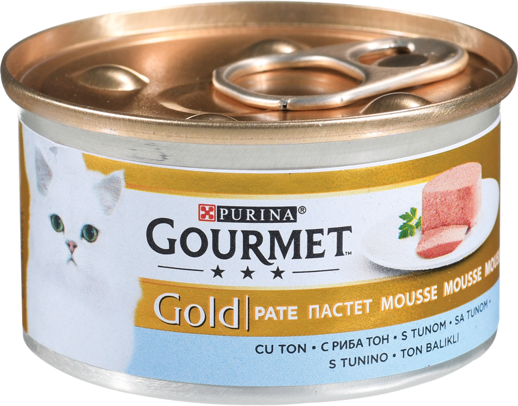 loyaliteit waar dan ook Autonoom Purina® Gourmet® Gold Mousse with Tuna Wet Cat Food 85g – The Cage Pet Store