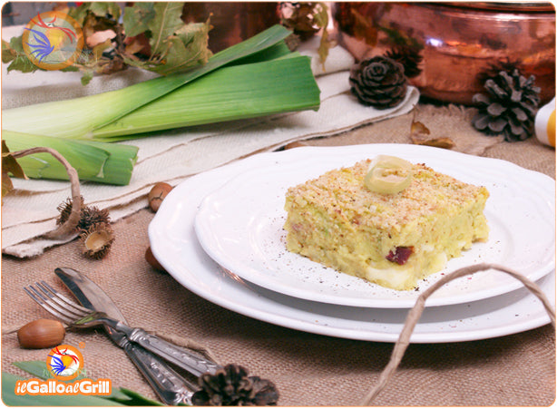 Timballo di Patate e Porri