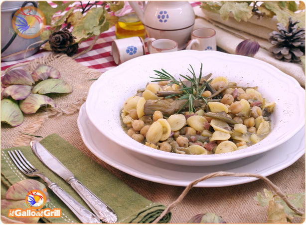 Orecchiette Ceci e Carciofi