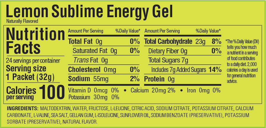 GU Energy - Energy Gels - Lemon Sublime 