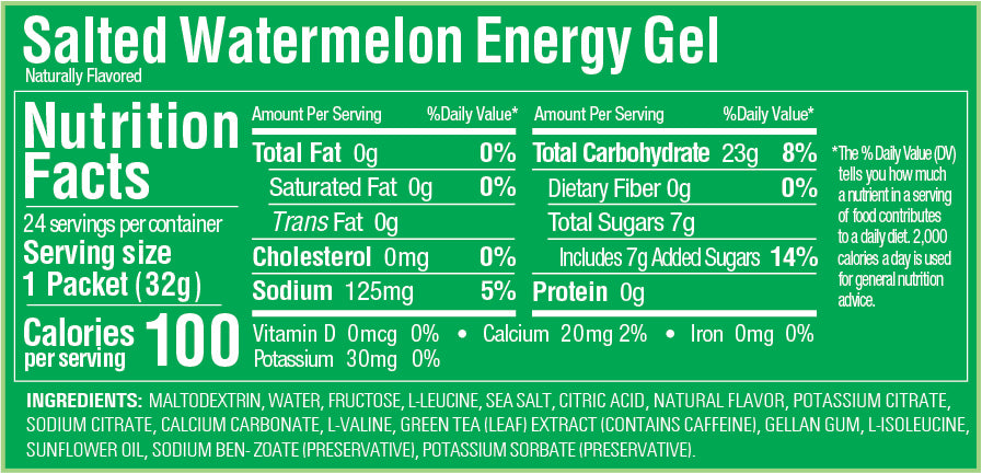 GU Energy - Energy Gels - Salted Watermelon