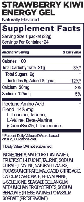 GU Energy - Roctane Energy Gels - Strawberry Kiwi