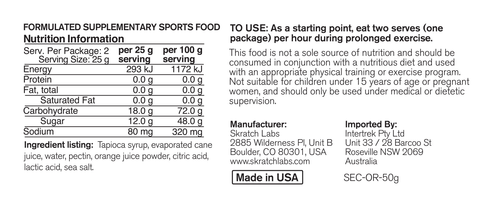 Skratch Labs - Sport Energy Chews in Sour Cherry (with caffeine) 