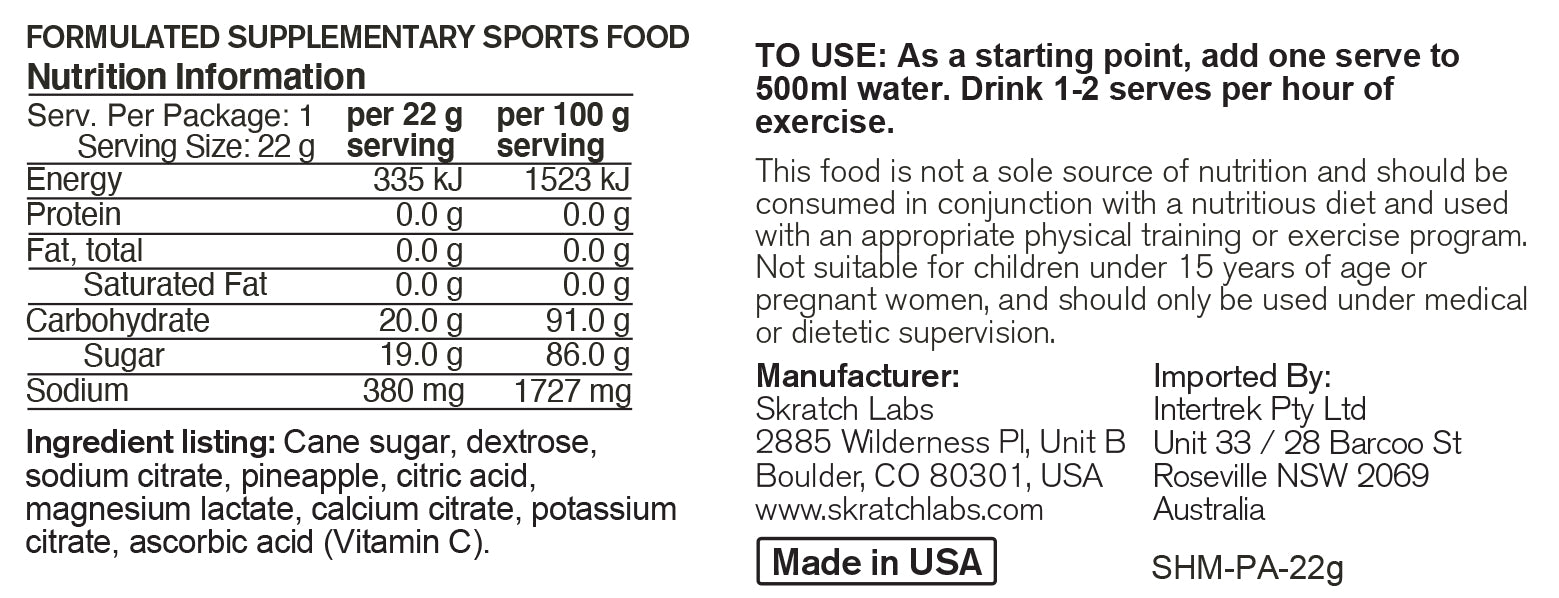 Skratch Labs - Hydration drink mix in summer punch