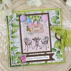 a week-longa week-long marathon of card tutorials with MS Craftshop, Timeless moments collection paper, cardmaking, free Friendship Day card making tutorial, diy, step by step. marathon of card tutorials with MS Craftshop, Timeless moments collection paper, cardmaking