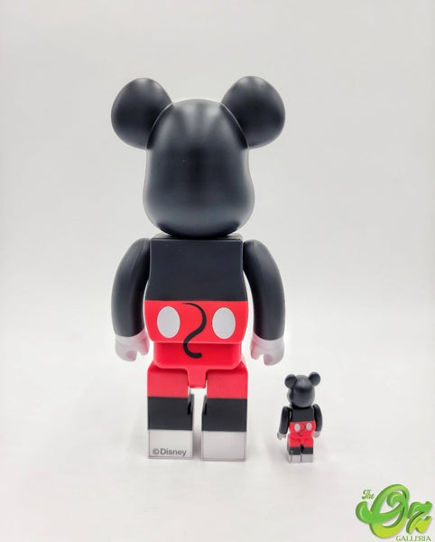 Bearbrick Mickey Mouse (B&W) 400% & 100% by Medicom – The Oz Galleria