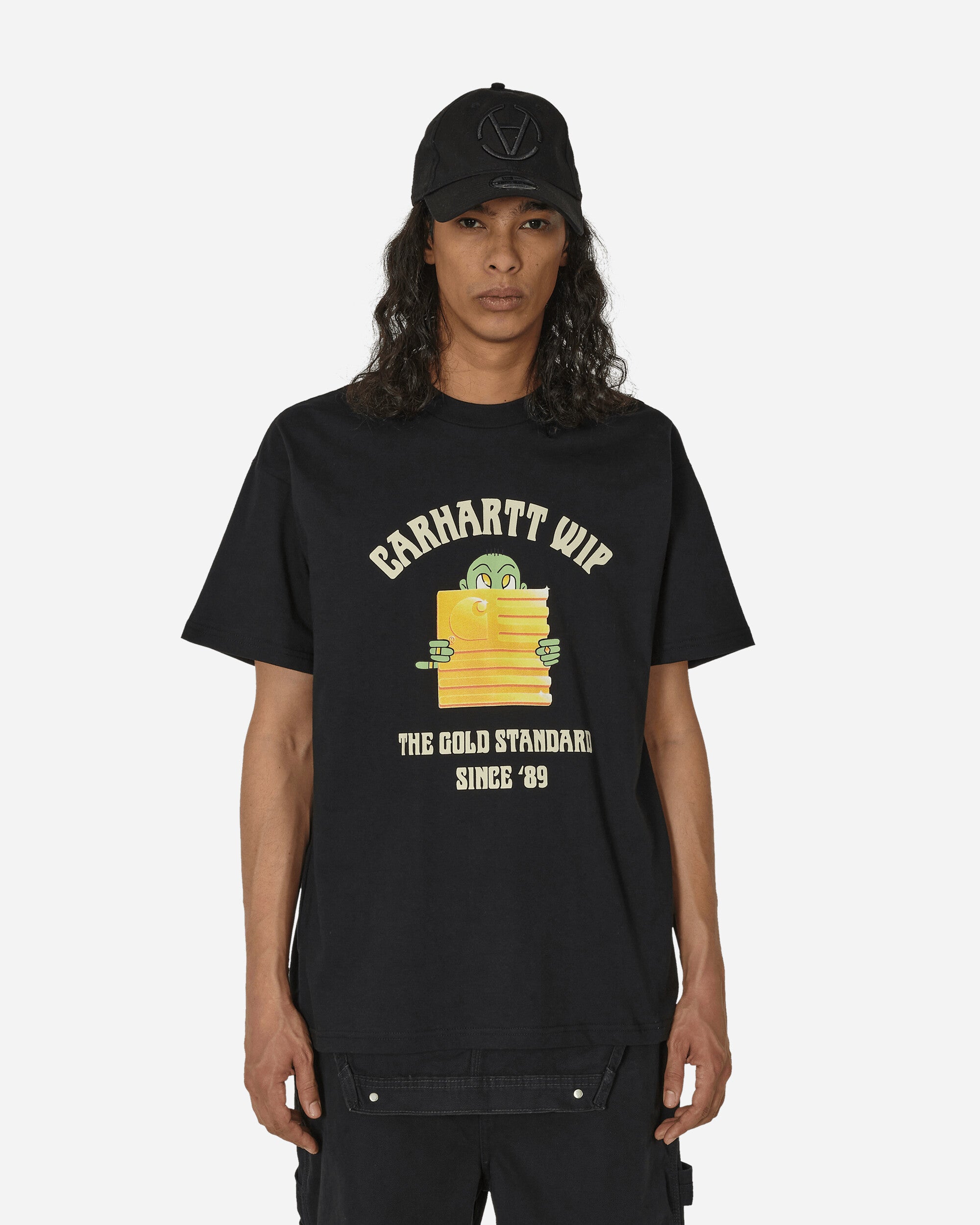 Shop Carhartt Gold Standard T-shirt In Black