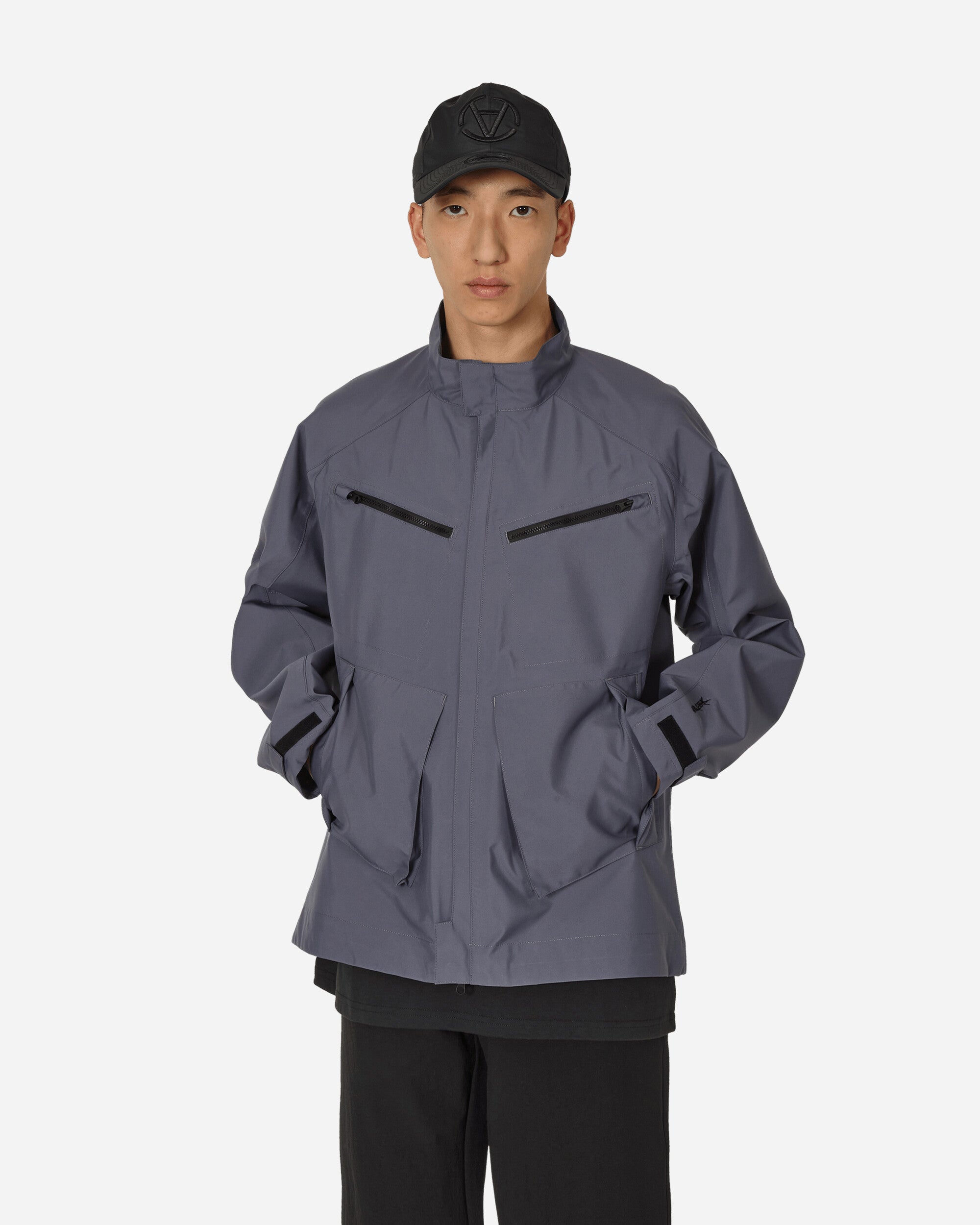 Shop Gr10k Sncf 3l Wr Jacket Calcite In Blue