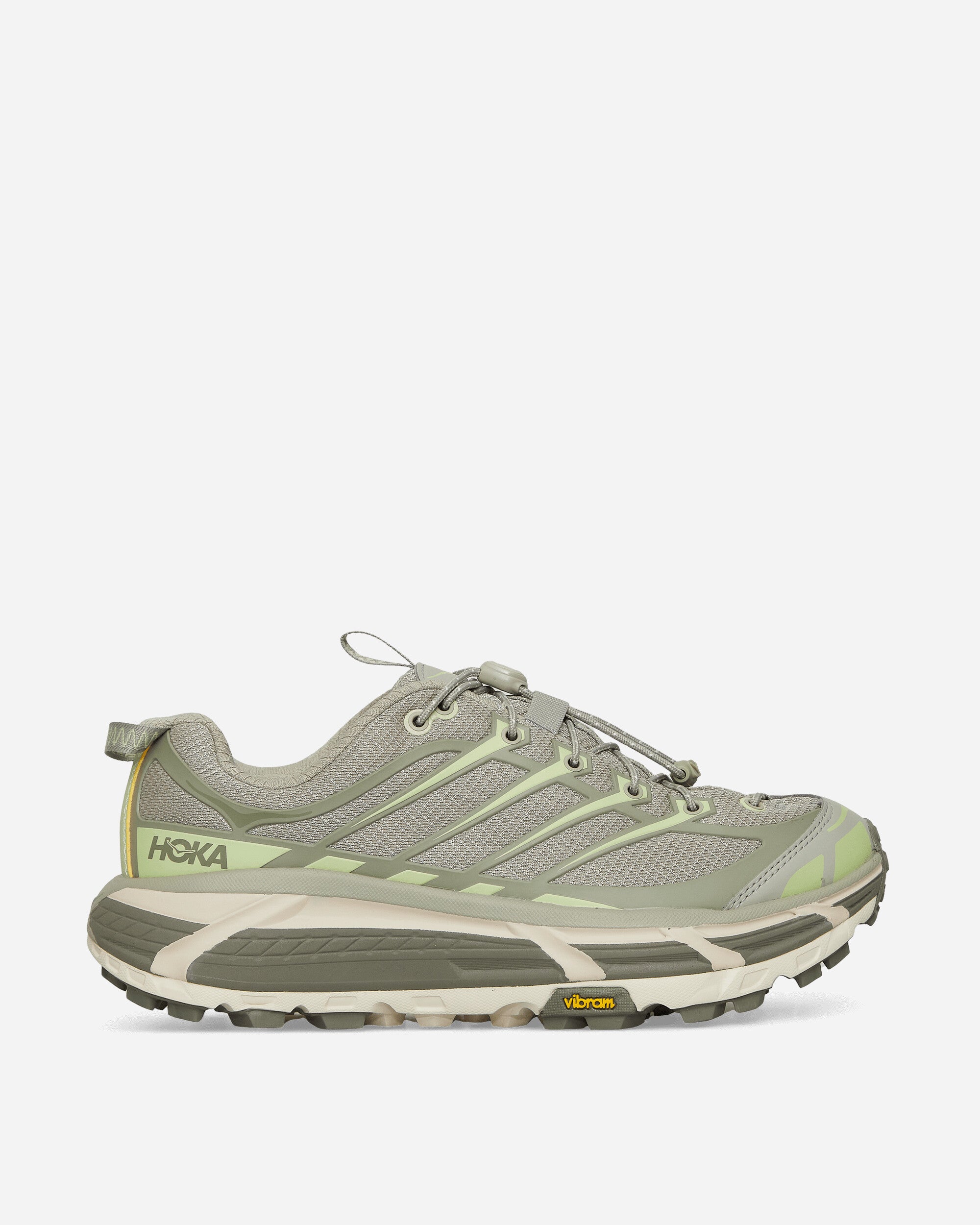 Shop Hoka One One Mafate Three2 Sneakers Barley / Seed In Green