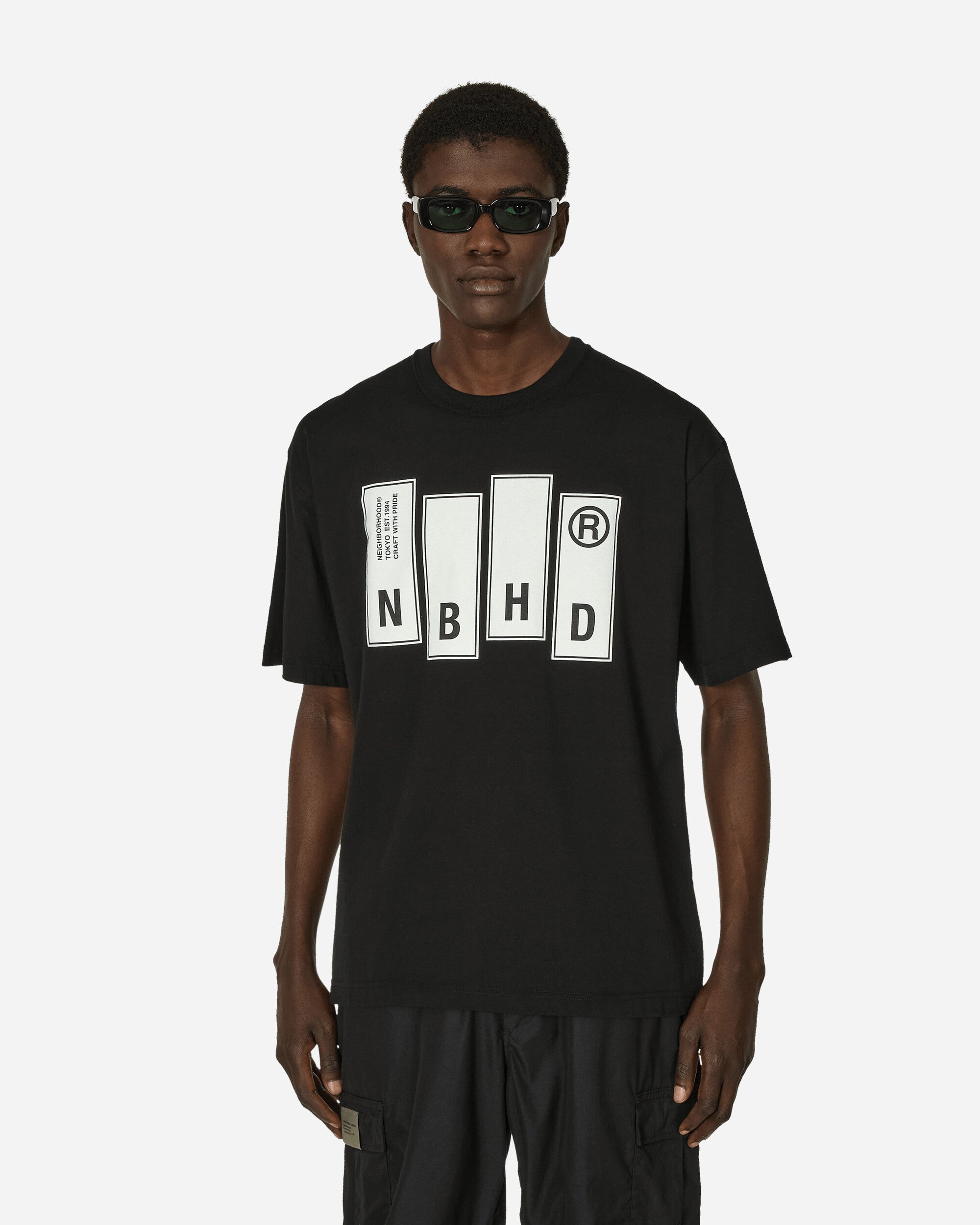 Shop Neighborhood Ss-26 T-shirt In Black