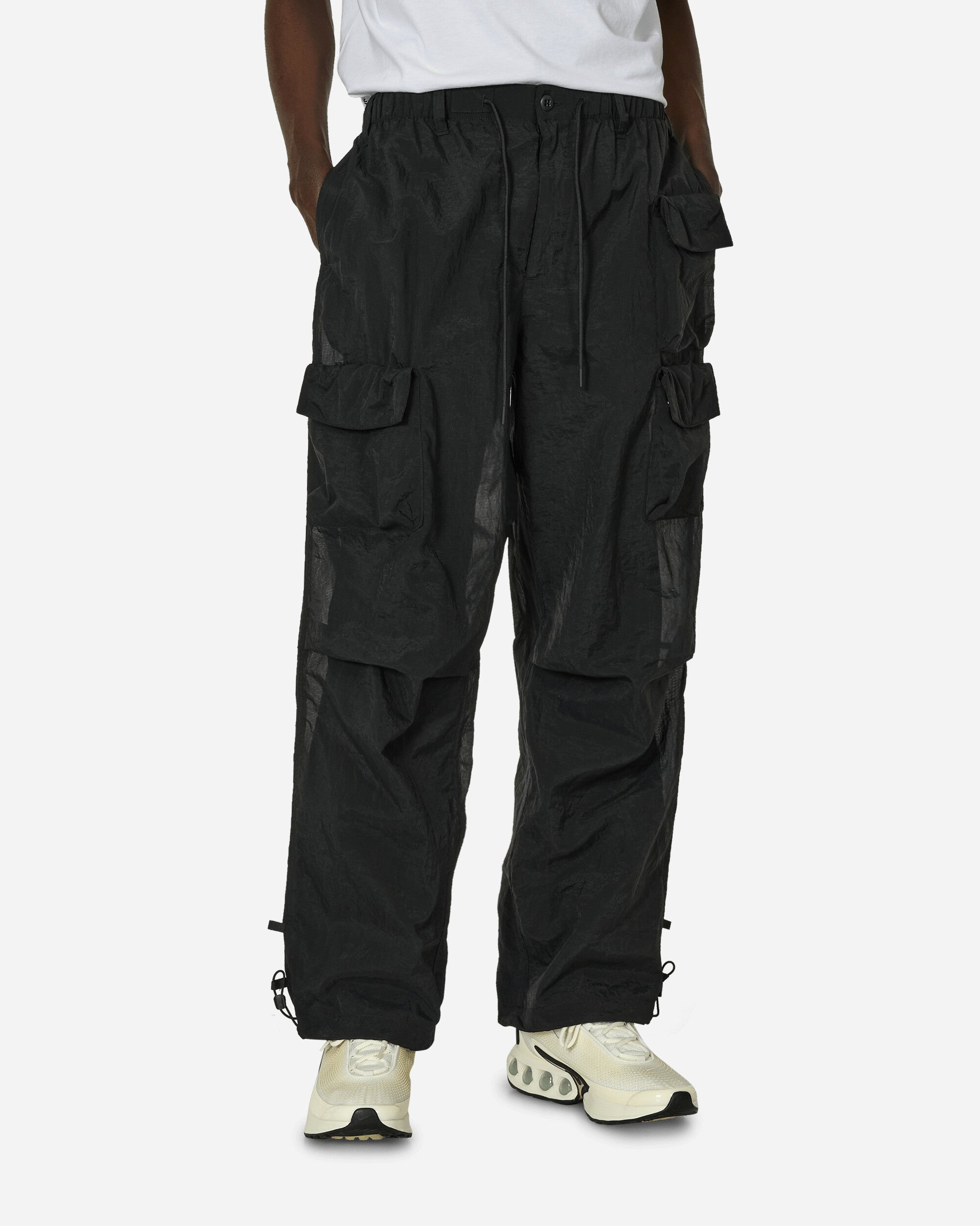 Shop Nike Tech Pack Woven Mesh Cargo Pants In Black