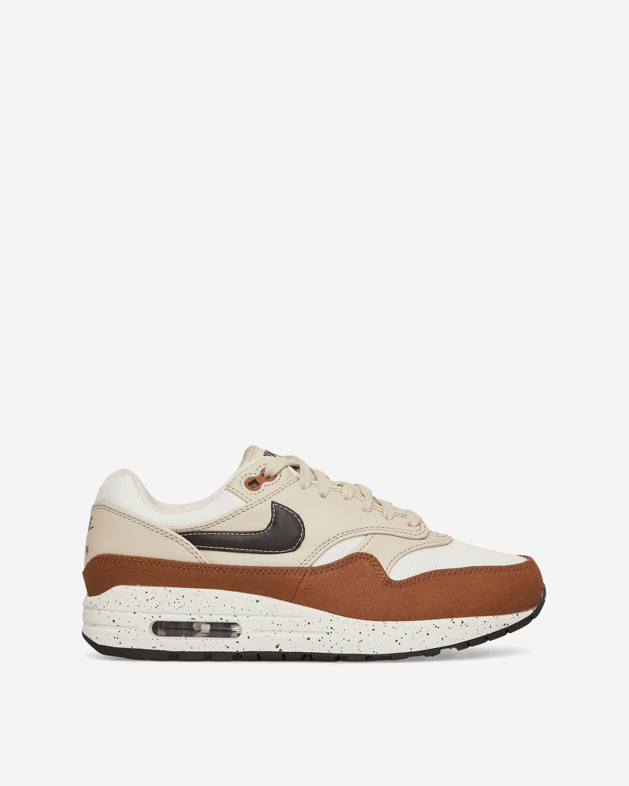 Shop Nike Wmns Air Max 1  87 Sneakers Velvet Brown / Sanddrift In Multicolor