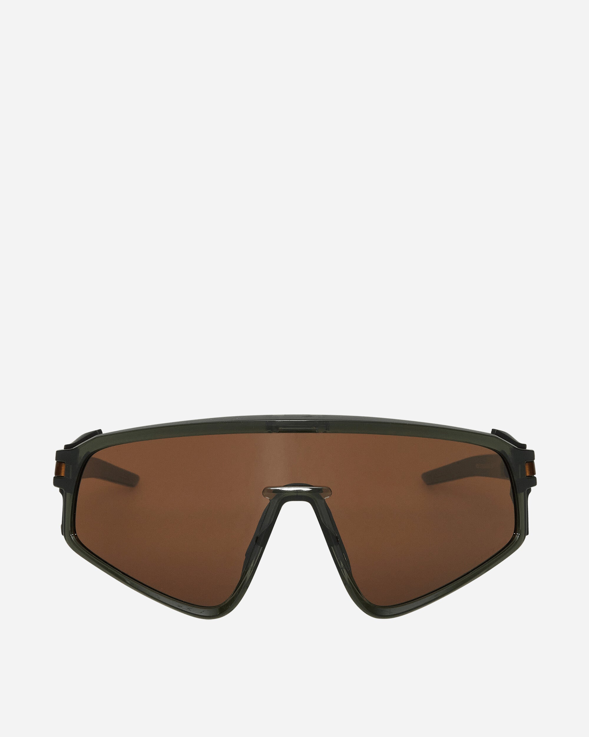 Shop Oakley Latch Panel Sunglasses Olive Ink / Prizm Bronze In Green