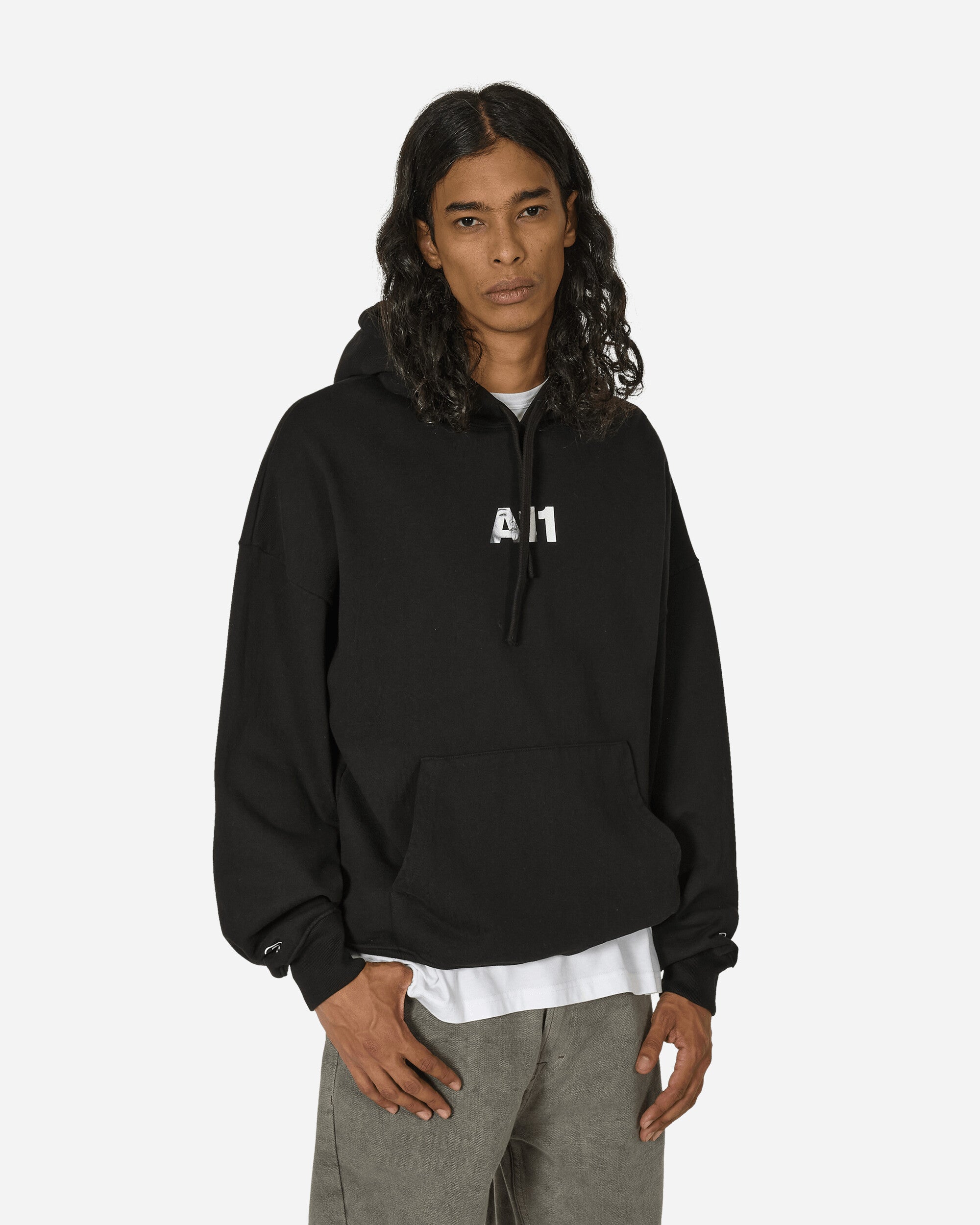Shop Richardson A11 Cover Hoodie In Black