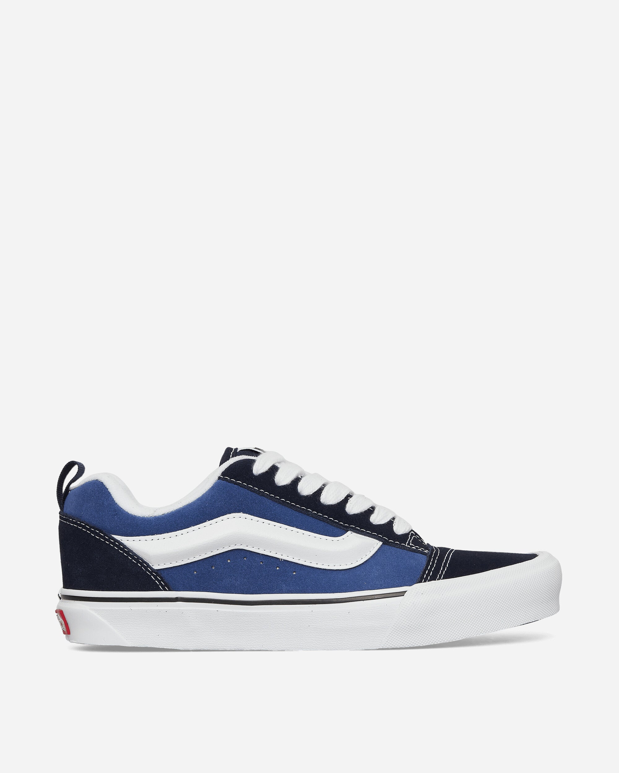 Shop Vans Knu Skool Sneakers Navy / True In White