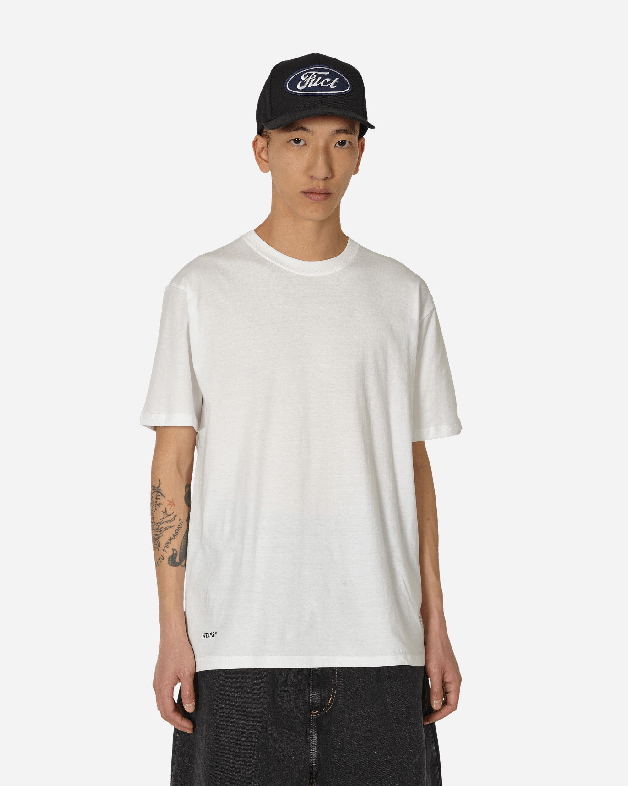 Shop Wtaps Skivvies 3-pack T-shirt In White