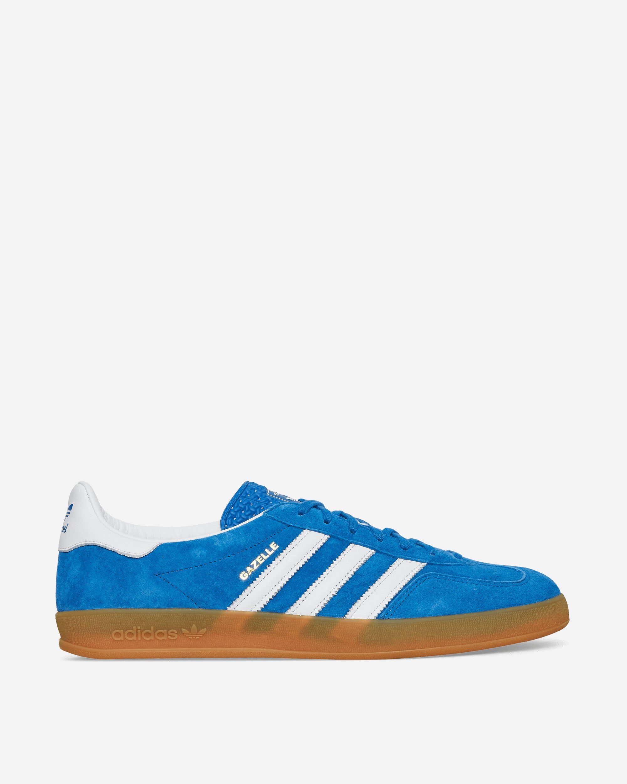 Shop Adidas Originals Gazelle Indoor Sneakers Blue Bird / Cloud White In Multicolor