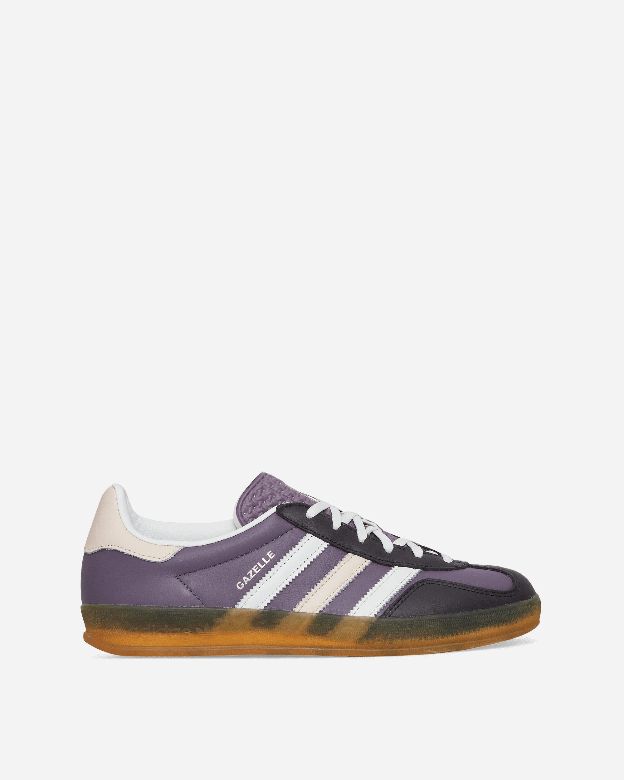 Shop Adidas Originals Wmns Gazelle Indoor Sneakers Shadow Violet / Cloud White In Multicolor