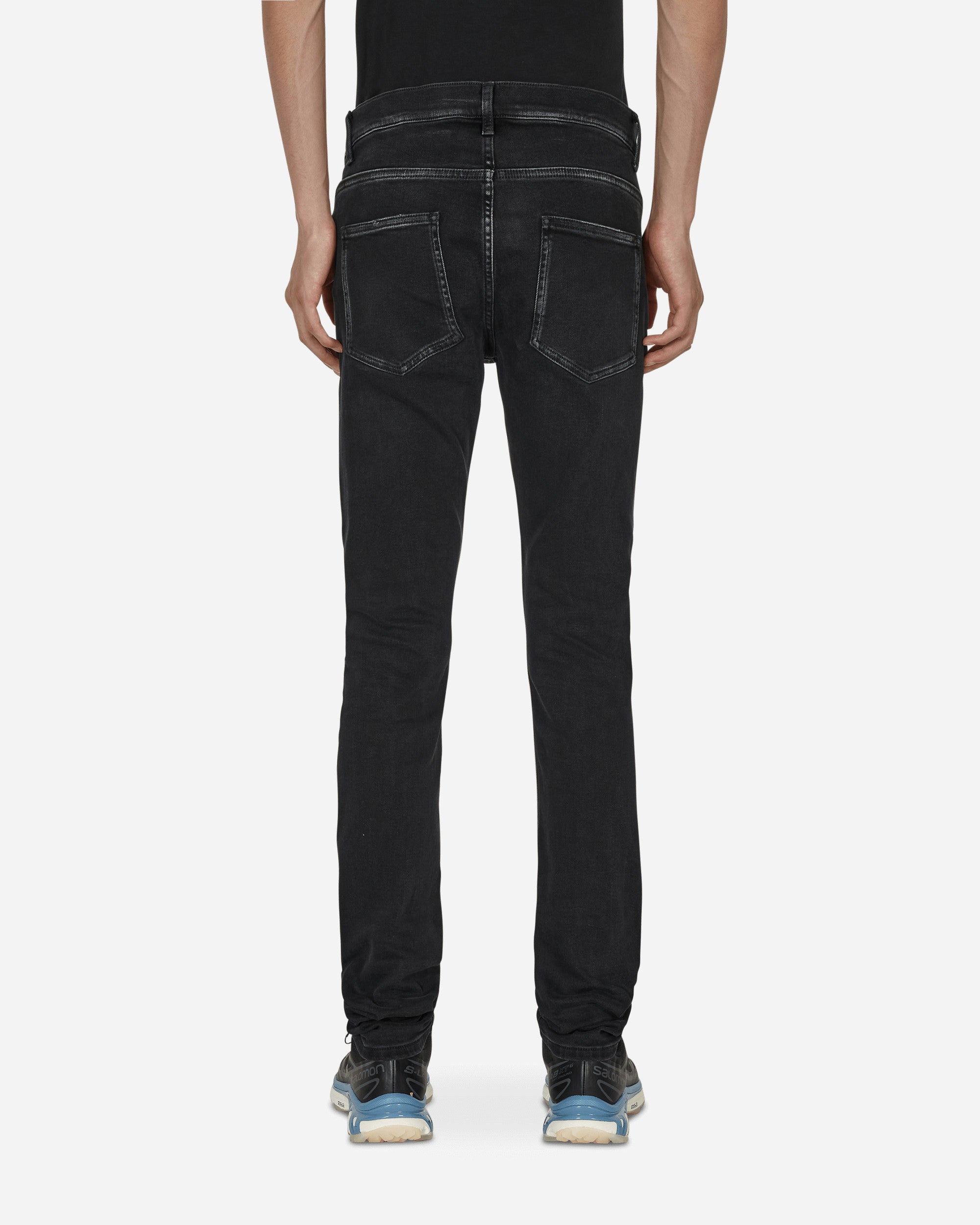 Shop Alyx Super Skinny Treated Jeans In Black