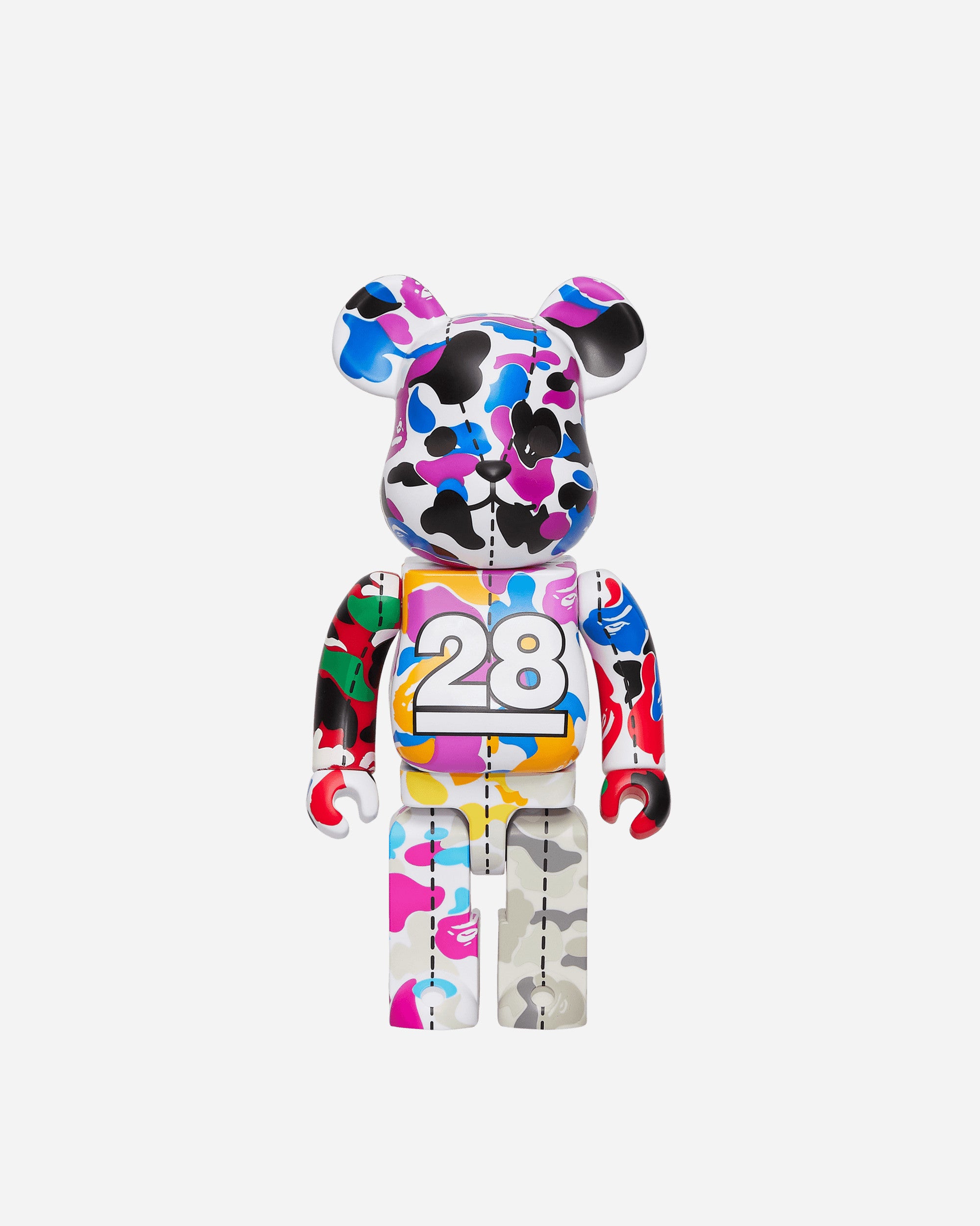 A Bathing Ape 28th Anniversary 400% Bape Camo Be@rbrick Multicolor