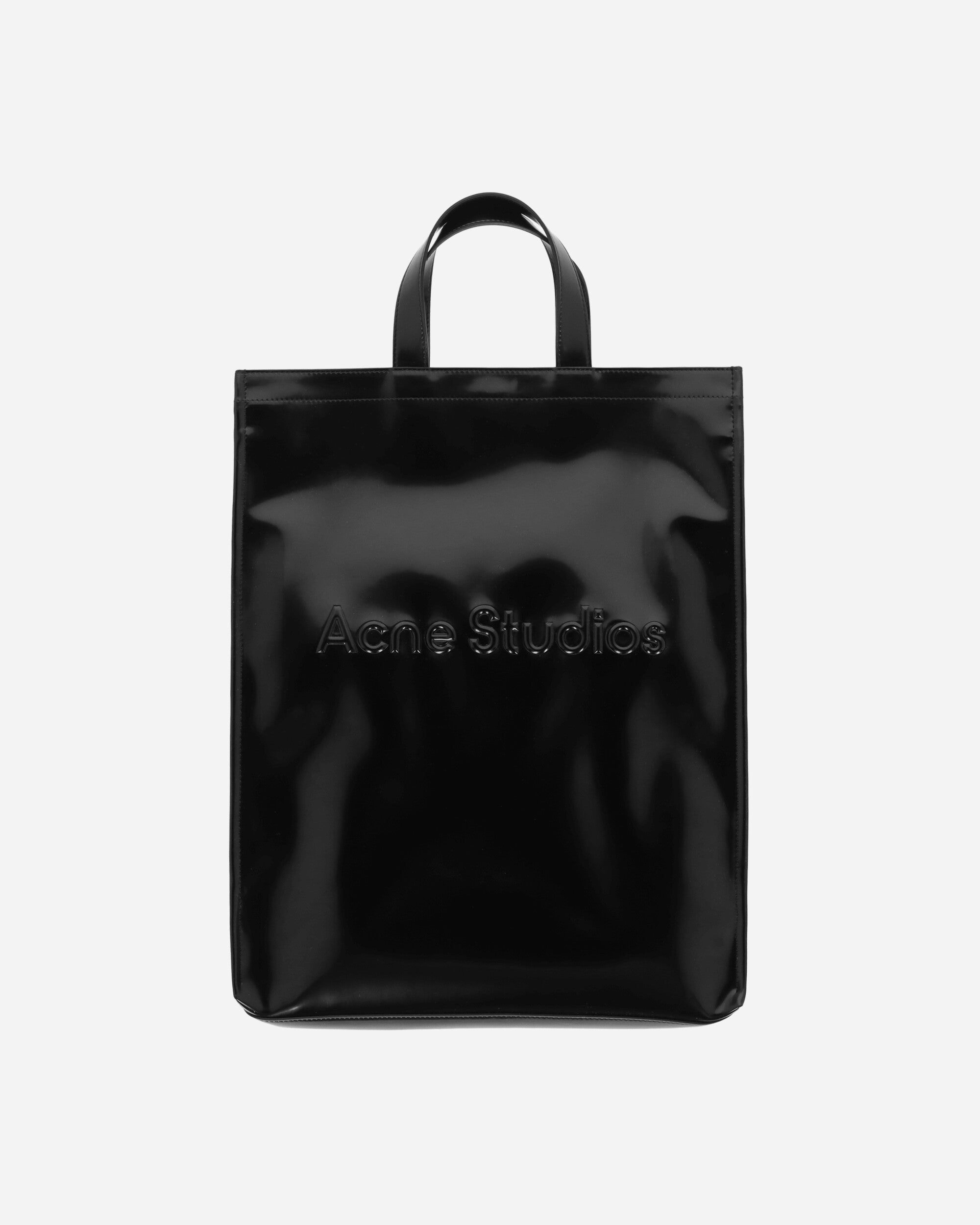 Acne Studios Logo Tote Bag In Black | ModeSens