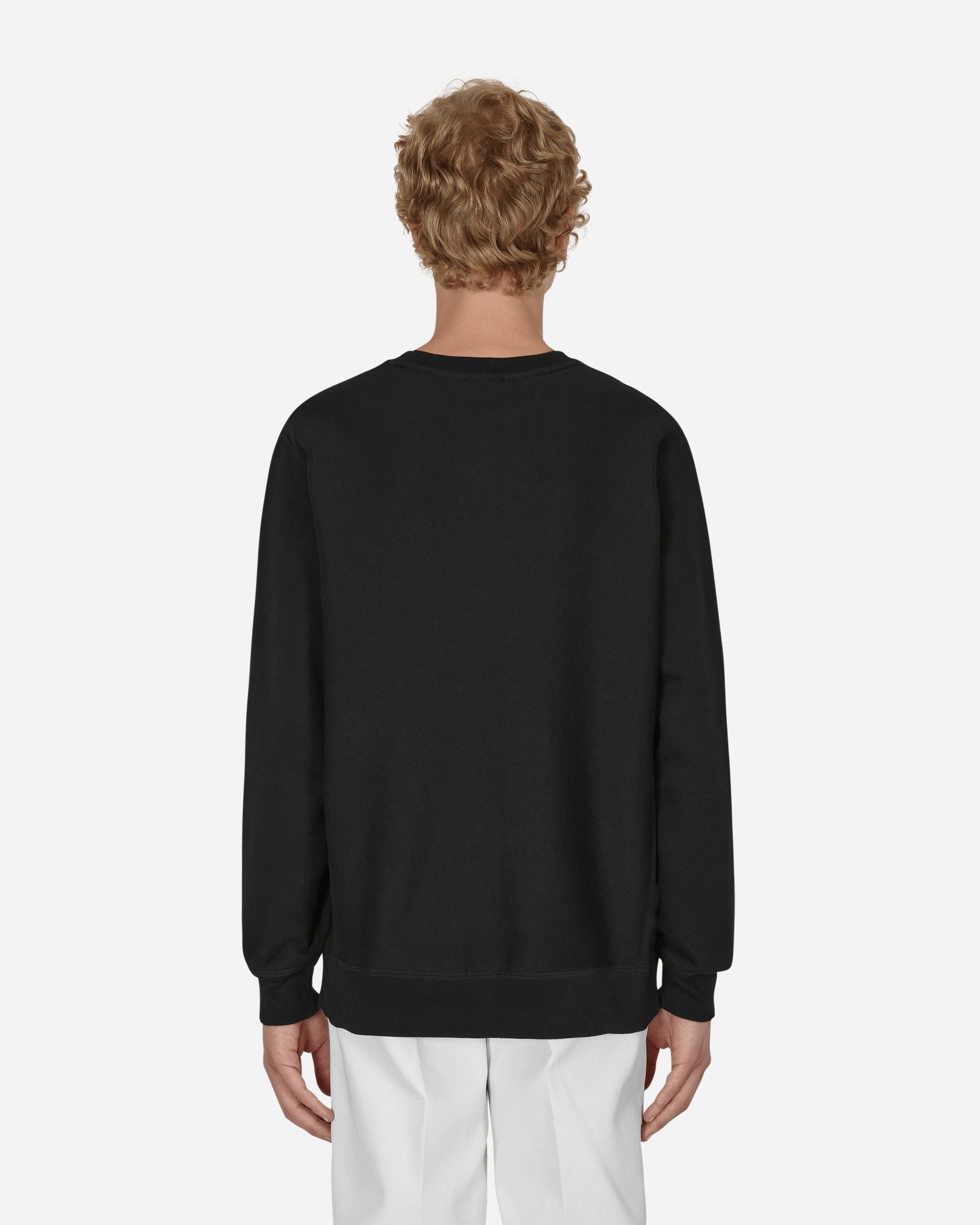 Shop Alltimers Mini Estate Embroidered Crewneck Sweatshirt In Black
