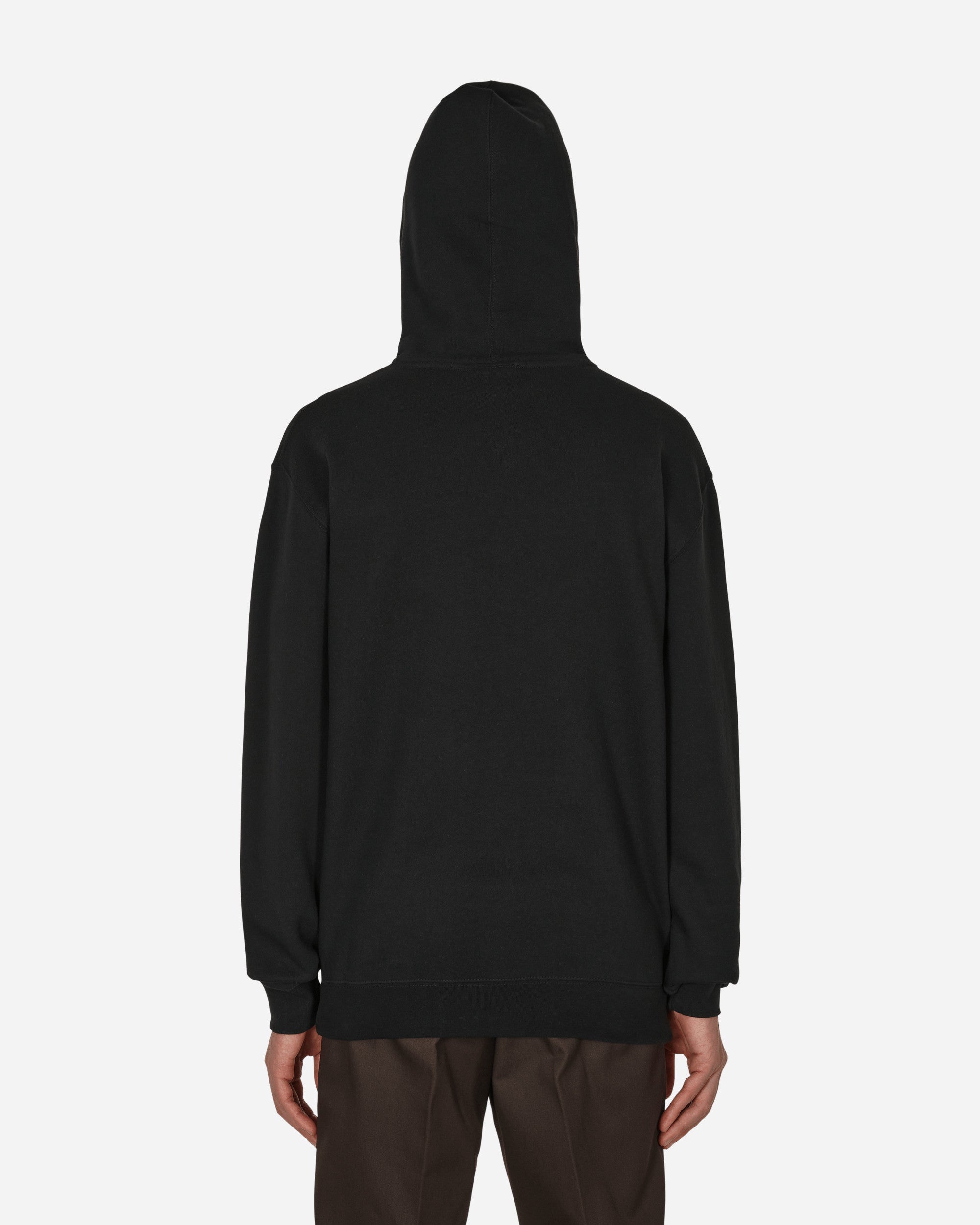 Shop Alltimers Always Embroidered Hooded Sweatshirt In Black