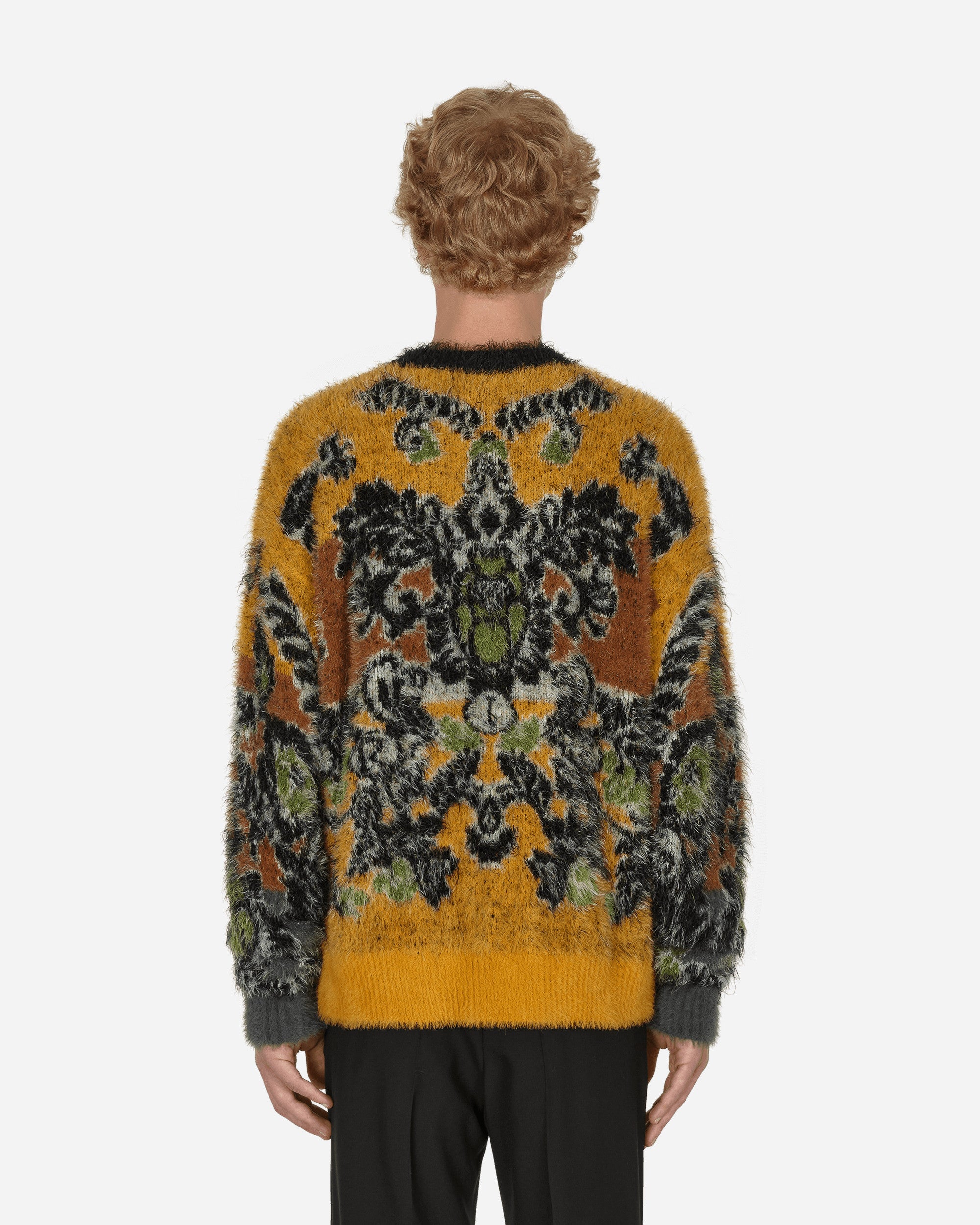 Shop Aries Fleur Chenille Sweater In Multicolor
