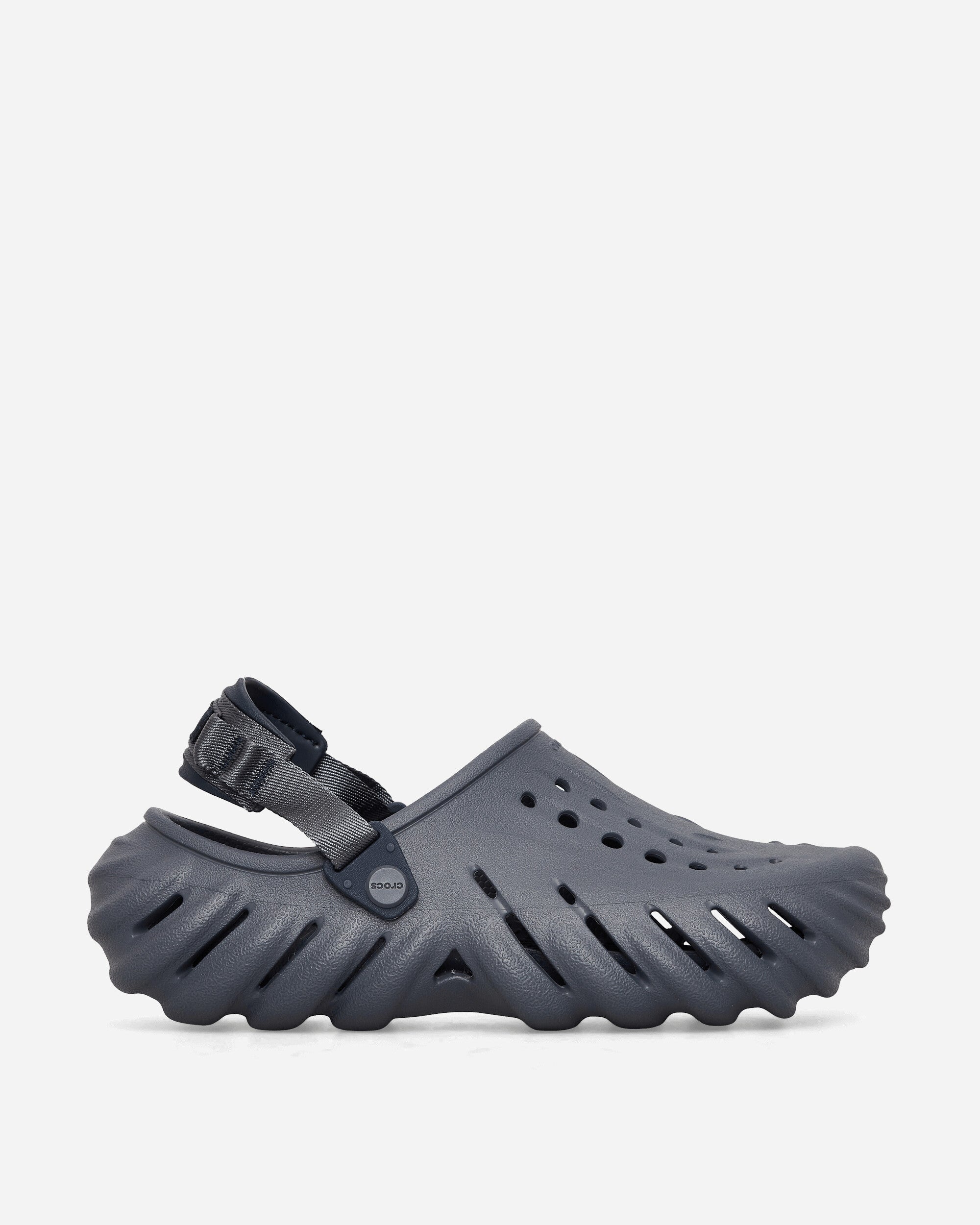 Crocs Mens Echo Clogs In Grey/black | ModeSens