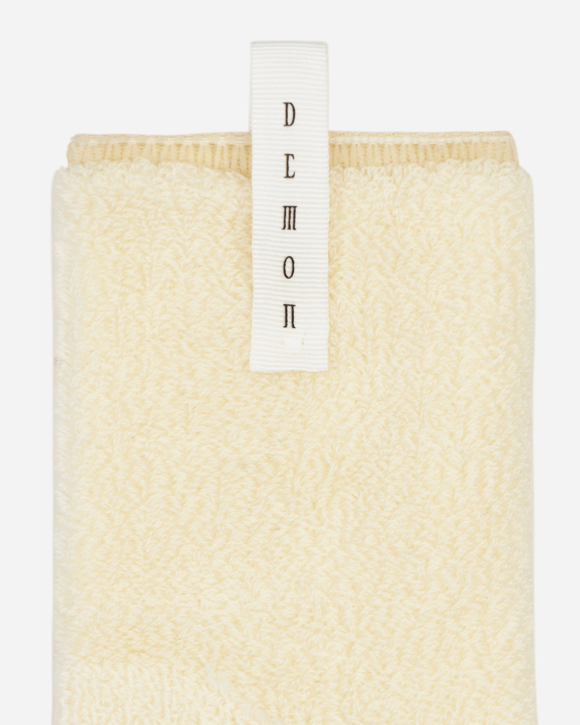 Shop Demon Logo Socks Beige In White
