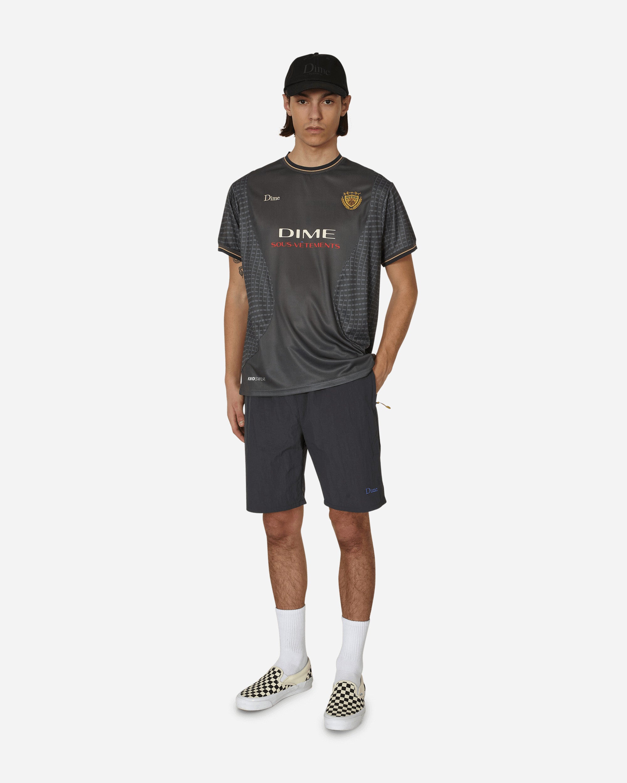 DIME MTL ATHLETIC JERSEY CHARCOAL