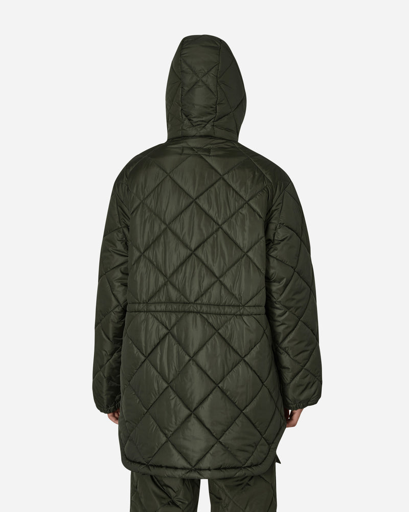 Dries Van Noten Padded Parka Jacket Green - Slam Jam Official Store