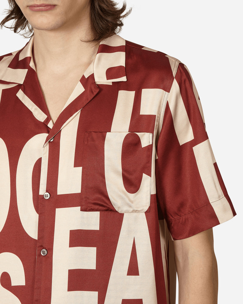 Dries Van Noten Printed Viscose Shirt Red - Slam Jam Official Store