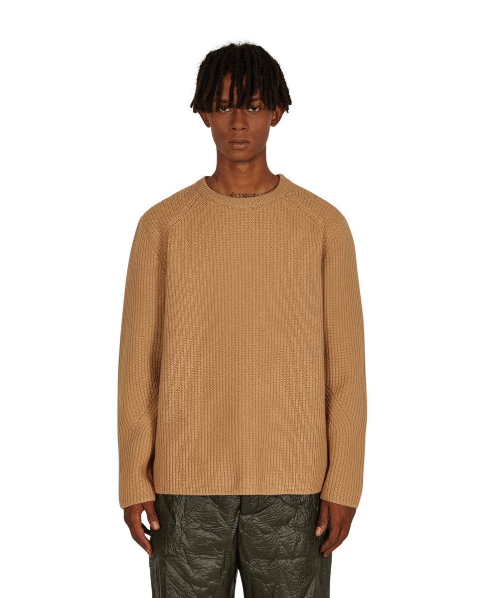 Dries Van Noten Task Crewneck Sweater Brown - Slam Jam Official Store